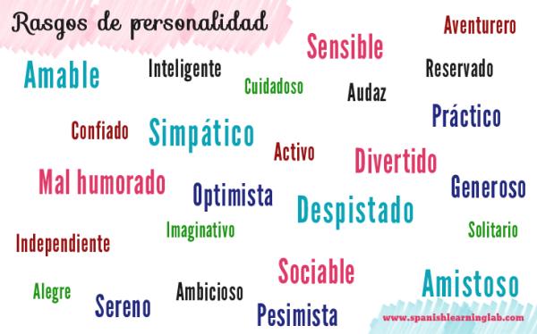 Lista de adjetivos de personalidad - Lista de 40 adjetivos de personalidad en español 
